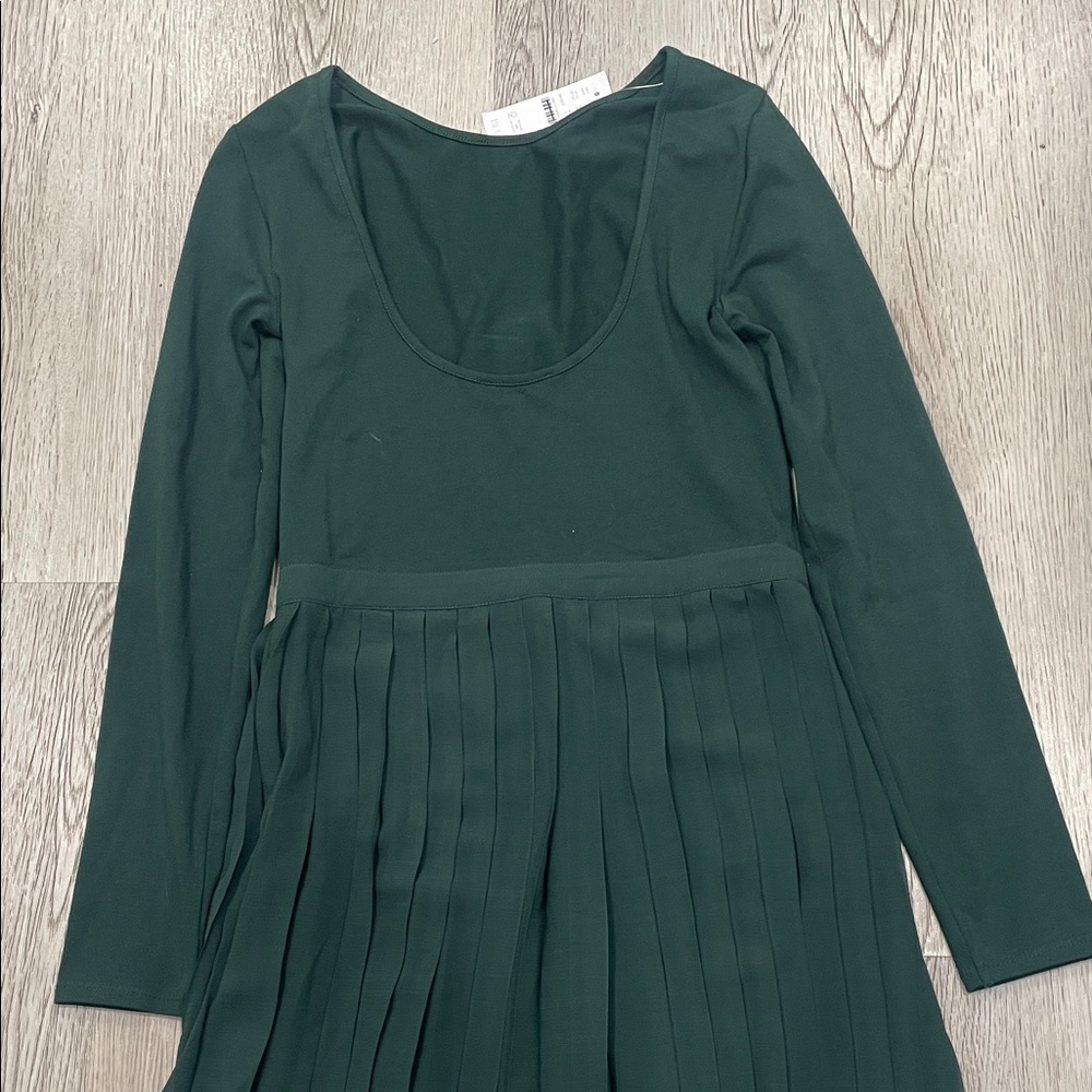 J crew dress Elegant Green Long Sleeve Dress - Picture 5 of 6